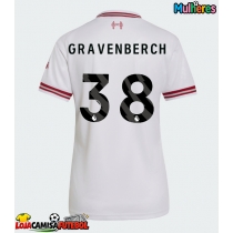 Camisa de Futebol Liverpool Ryan Gravenberch #38 Equipamento Secundário Mulheres 2026-27 Manga Curta